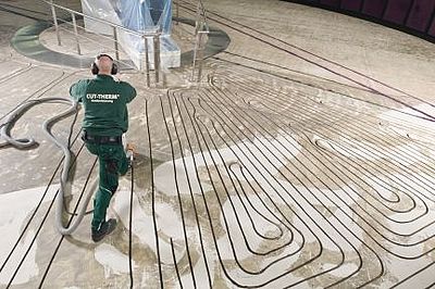 Zeiss Planetarium in Jena erhält nachträglich eine moderne Fußbodenheizung
