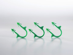 Product photo long staples green